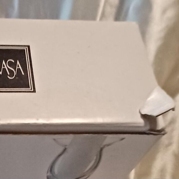 NIB Vintage Mikasa Ballet Frost Crystal Candle Holders - Picture 6 of 6